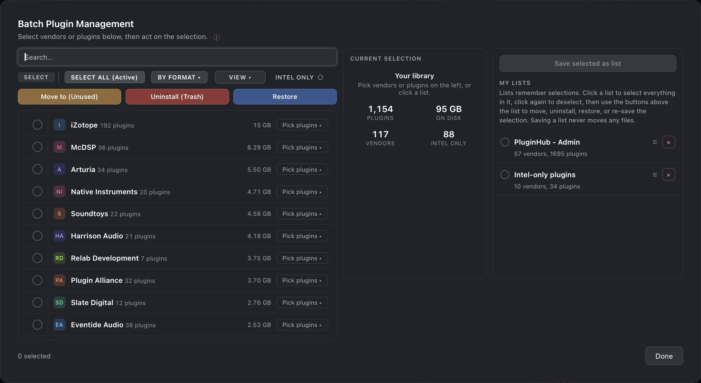 Batch Plugin Management