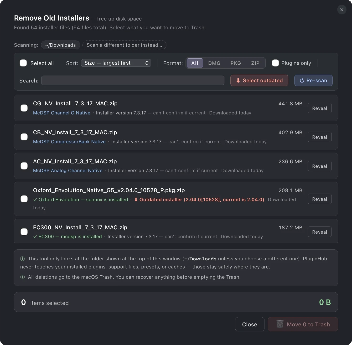 Remove Old Installers